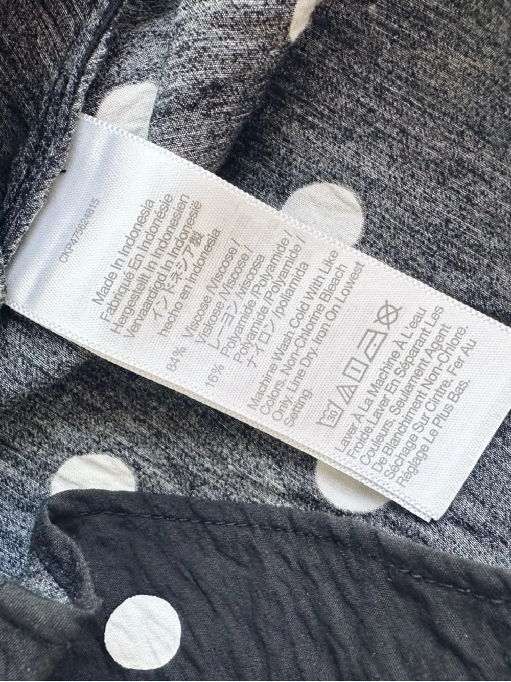 Madewell The Layton Midi Slip Skirt Polka Dot True Black - Picture 9 of 10